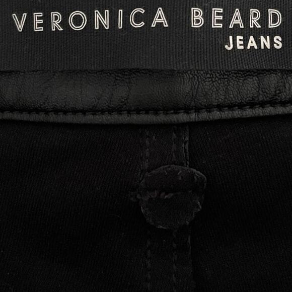 Veronica Beard Leather Straight Leg Pants Size 27 - Picture 5 of 6